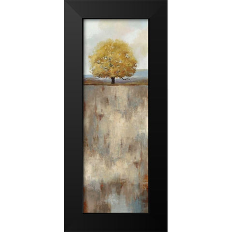 Out of the Blue II Black Modern Wood Framed Art Print by PI Studio