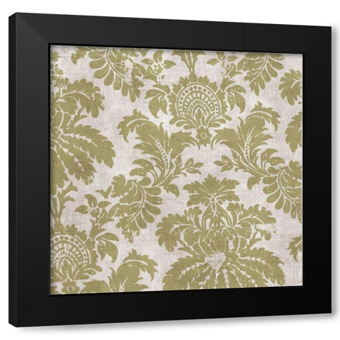 Baroque I  Black Modern Wood Framed Art Print with Double Matting by PI Studio