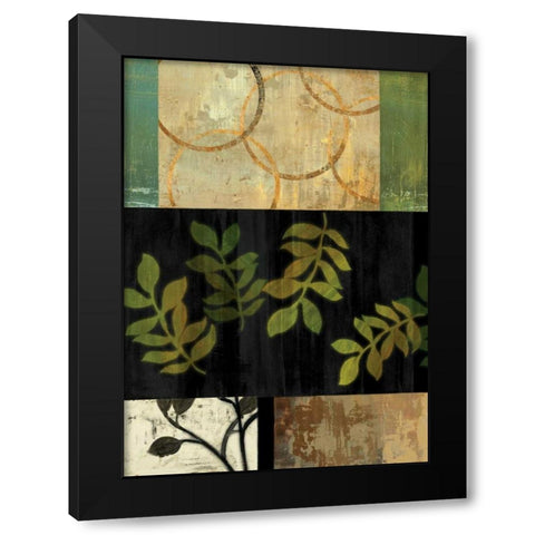 Tall Tail Black Modern Wood Framed Art Print with Double Matting by PI Studio