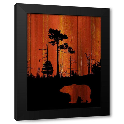 Great Claw Black Modern Wood Framed Art Print with Double Matting by PI Studio