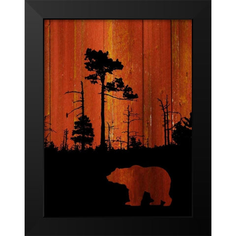 Great Claw Black Modern Wood Framed Art Print by PI Studio