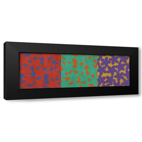 Fun II Black Modern Wood Framed Art Print with Double Matting by PI Studio