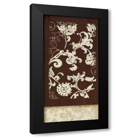 Sahara I Black Modern Wood Framed Art Print with Double Matting by PI Studio