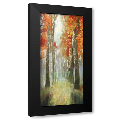 Path of Dreams Black Modern Wood Framed Art Print by PI Studio