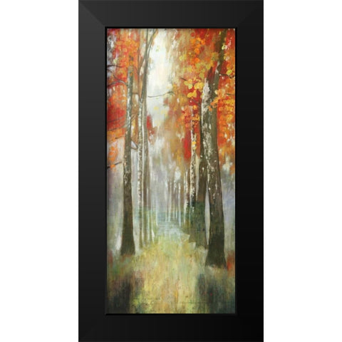 Path of Dreams Black Modern Wood Framed Art Print by PI Studio