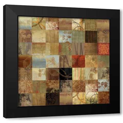 Windows on Time Black Modern Wood Framed Art Print by PI Studio