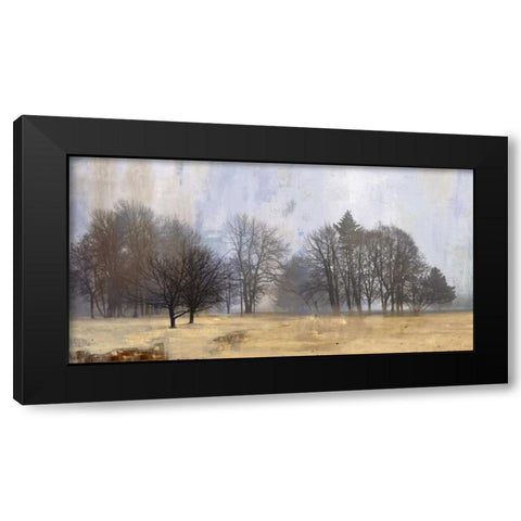 Halo Black Modern Wood Framed Art Print with Double Matting by PI Studio