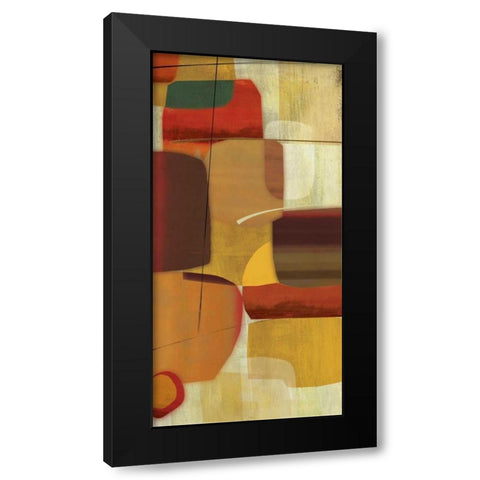 Clues Black Modern Wood Framed Art Print with Double Matting by PI Studio