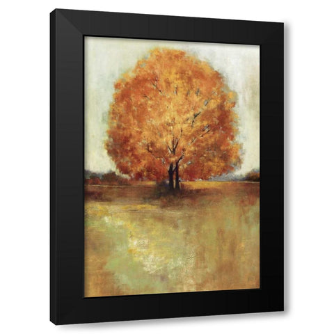 Field of Dreams Panel  Black Modern Wood Framed Art Print by PI Studio