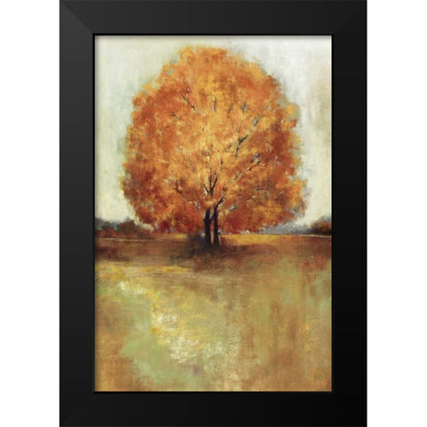 Field of Dreams Panel  Black Modern Wood Framed Art Print by PI Studio