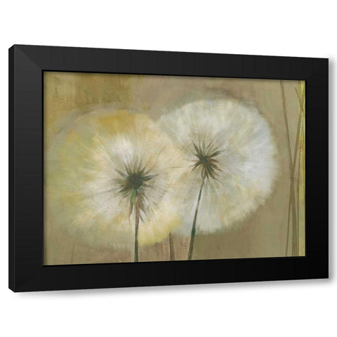 Whisper I Black Modern Wood Framed Art Print with Double Matting by PI Studio