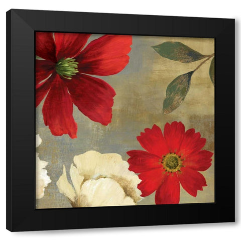Up Close II Black Modern Wood Framed Art Print with Double Matting by PI Studio