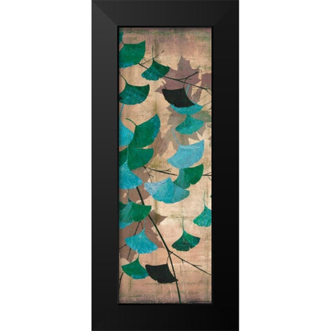 Azure Branch I Black Modern Wood Framed Art Print by PI Studio