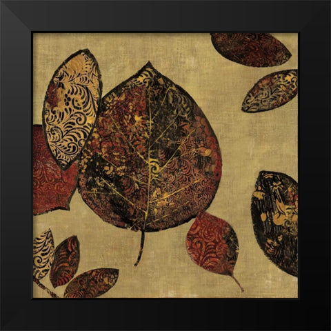 Autumn II Black Modern Wood Framed Art Print by PI Studio