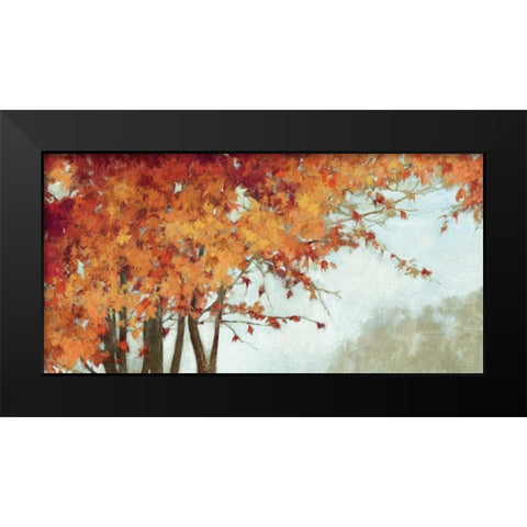 Fall Canopy I Black Modern Wood Framed Art Print by PI Studio