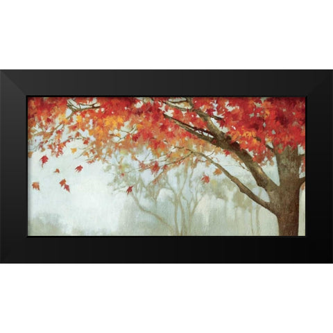 Fall Canopy II Black Modern Wood Framed Art Print by PI Studio