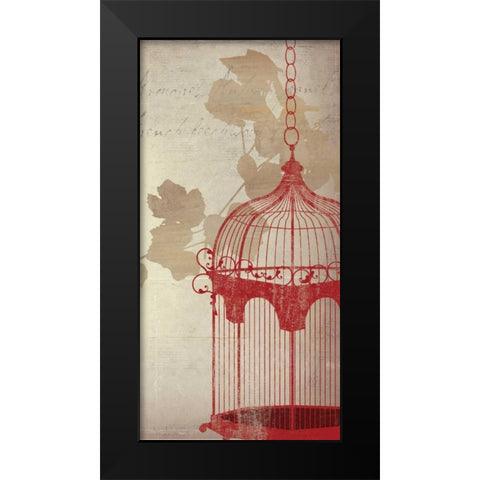 Twitter Panel II Black Modern Wood Framed Art Print by PI Studio