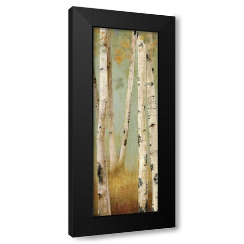 Eco Panel II Black Modern Wood Framed Art Print with Double Matting by PI Studio