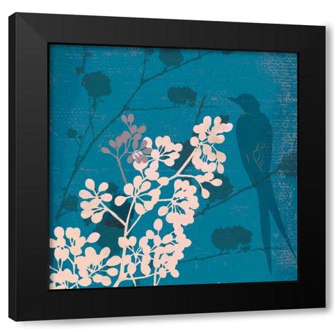 I See I Black Modern Wood Framed Art Print with Double Matting by PI Studio