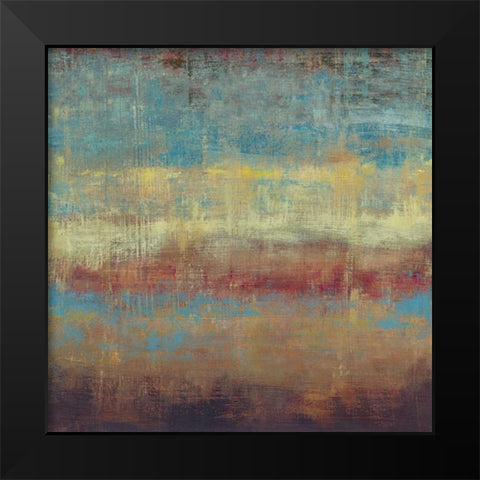 Subtle III Black Modern Wood Framed Art Print by PI Studio