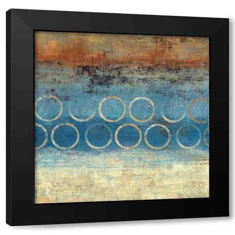 Ring a Ling I Black Modern Wood Framed Art Print with Double Matting by PI Studio