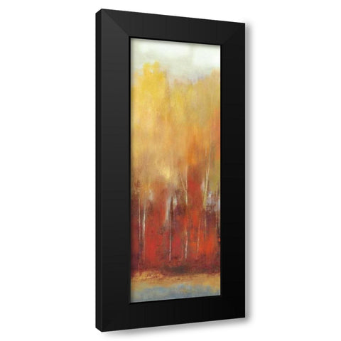 Haze II Black Modern Wood Framed Art Print with Double Matting by PI Studio