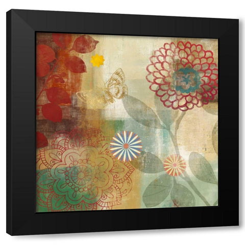 Ambiente II Black Modern Wood Framed Art Print by PI Studio