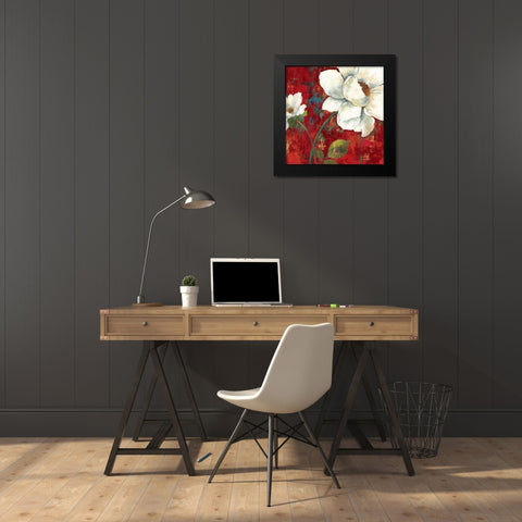 Velvet II Black Modern Wood Framed Art Print by PI Studio