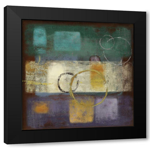 Little Pieces I Black Modern Wood Framed Art Print with Double Matting by PI Studio