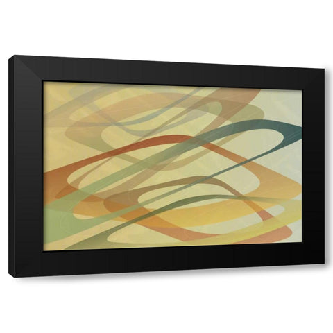 Left Field Black Modern Wood Framed Art Print with Double Matting by PI Studio