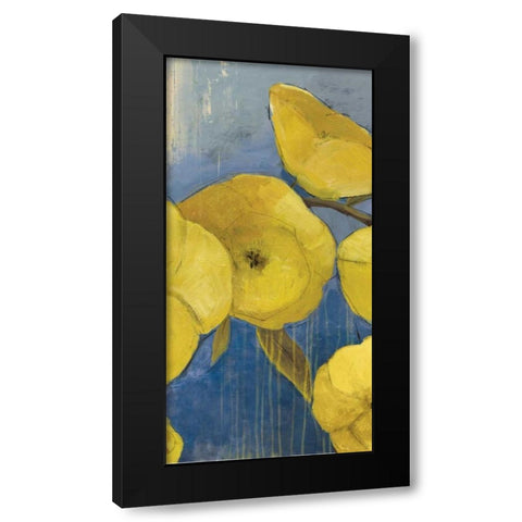 Sunshine I Black Modern Wood Framed Art Print with Double Matting by PI Studio