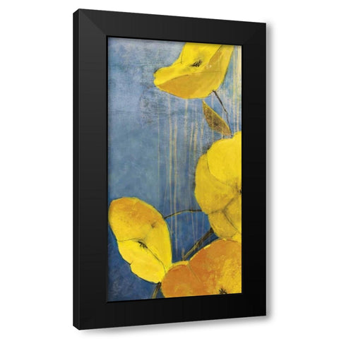 Sunshine II Black Modern Wood Framed Art Print with Double Matting by PI Studio