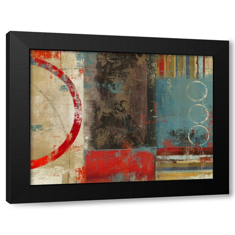 Void Black Modern Wood Framed Art Print with Double Matting by PI Studio