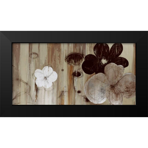 Chocolate and Silver Black Modern Wood Framed Art Print by PI Studio