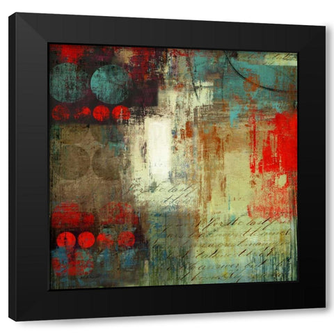 Advice II Black Modern Wood Framed Art Print with Double Matting by PI Studio