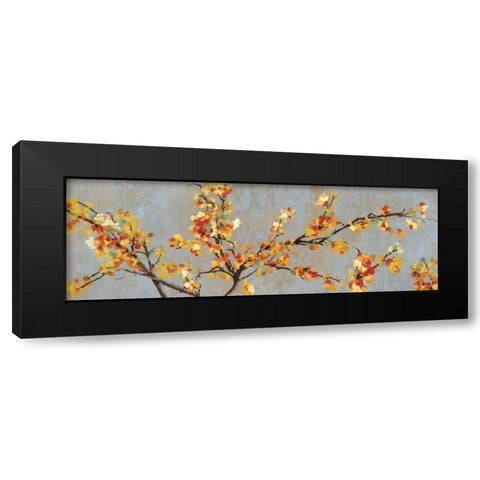 Bittersweet Branch II Black Modern Wood Framed Art Print with Double Matting by PI Studio