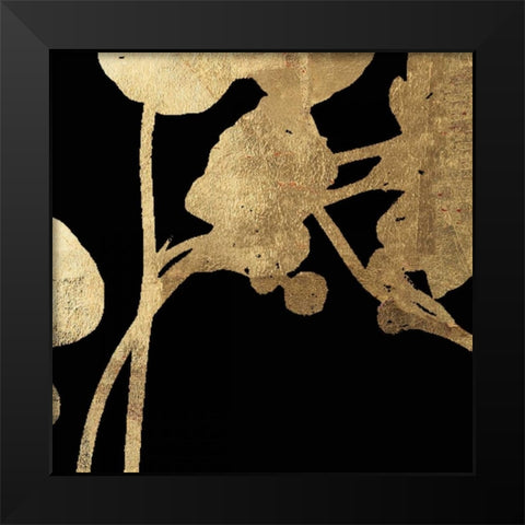 Gilded I Black Modern Wood Framed Art Print by PI Studio