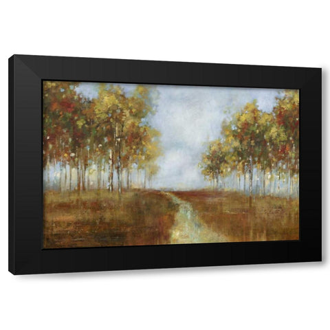 Dream Meadow I Black Modern Wood Framed Art Print with Double Matting by PI Studio