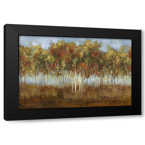 Dream Meadow II Black Modern Wood Framed Art Print with Double Matting by PI Studio