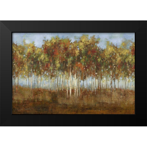 Dream Meadow II Black Modern Wood Framed Art Print by PI Studio