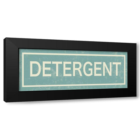 Detergent Black Modern Wood Framed Art Print with Double Matting by PI Studio