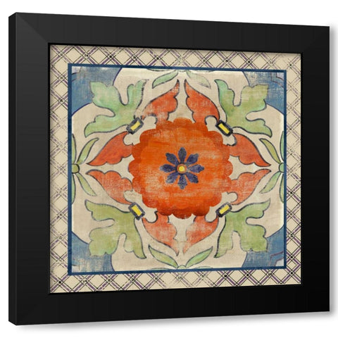 Mexi Casa II Black Modern Wood Framed Art Print with Double Matting by PI Studio