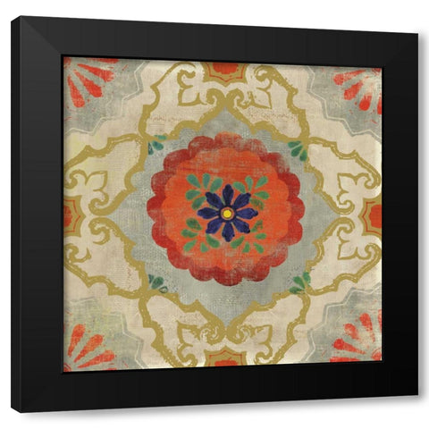 Mexi Casa IV Black Modern Wood Framed Art Print with Double Matting by PI Studio