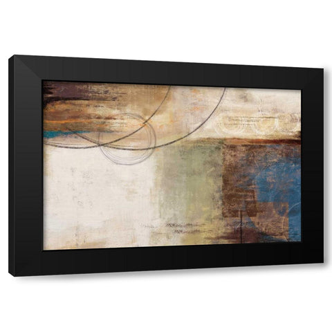 Moon Shine Black Modern Wood Framed Art Print with Double Matting by PI Studio