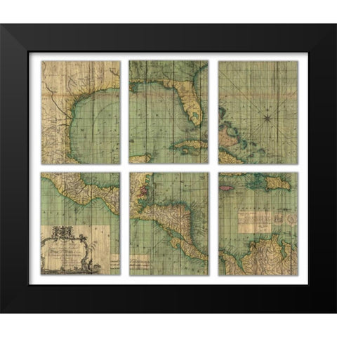 Atlas Black Modern Wood Framed Art Print by PI Studio