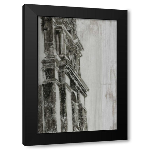 Centurion I Black Modern Wood Framed Art Print with Double Matting by PI Studio