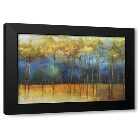 Melancholy Black Modern Wood Framed Art Print with Double Matting by PI Studio