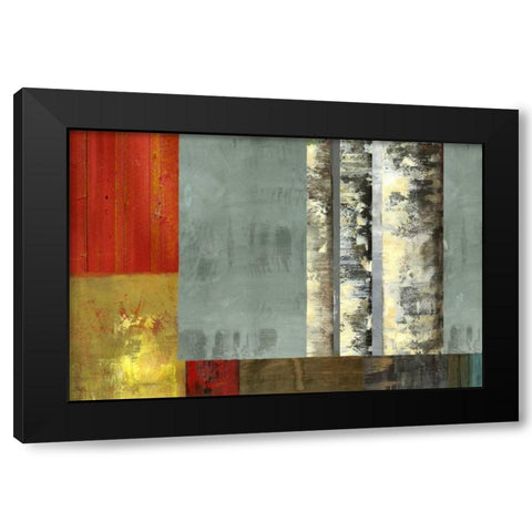 Silver Creek Black Modern Wood Framed Art Print with Double Matting by PI Studio