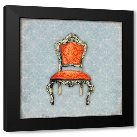 BergÃ¨re III Black Modern Wood Framed Art Print with Double Matting by PI Studio