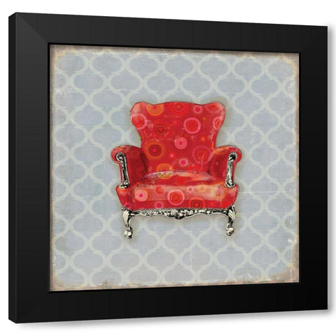 BergÃ¨re IV Black Modern Wood Framed Art Print with Double Matting by PI Studio